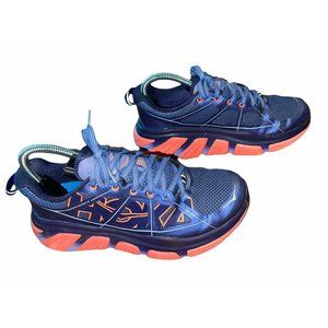 Hoka Womens One One Infinite Running Shoes 7 Blue Coral Sneakers Training READ